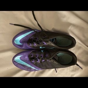 Purple/Blue track indoor/outdoor spikes